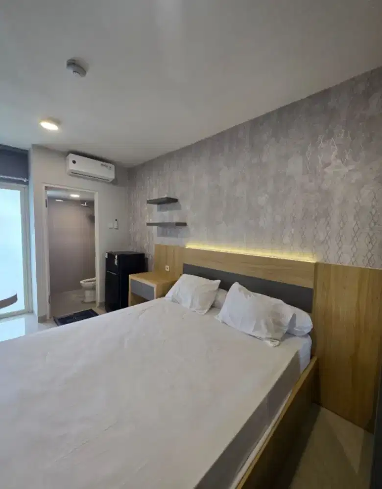 Studio- Dekat ITS‼️Jual Apartemen Educity Furnish Baru