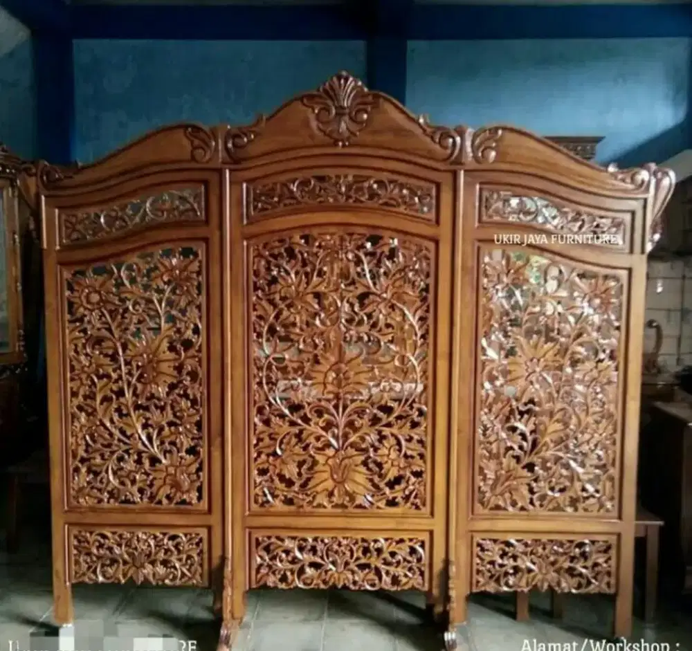 Sketsel kayu jati ukir