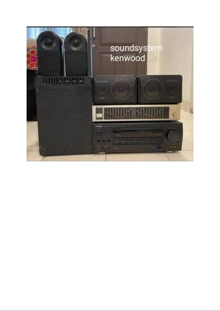 jual soun system clasic Kenwood, komplit