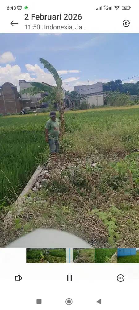 Dijual Tanah Siap Bangun - Sudah Pondasi 2 Lantai - Strategis