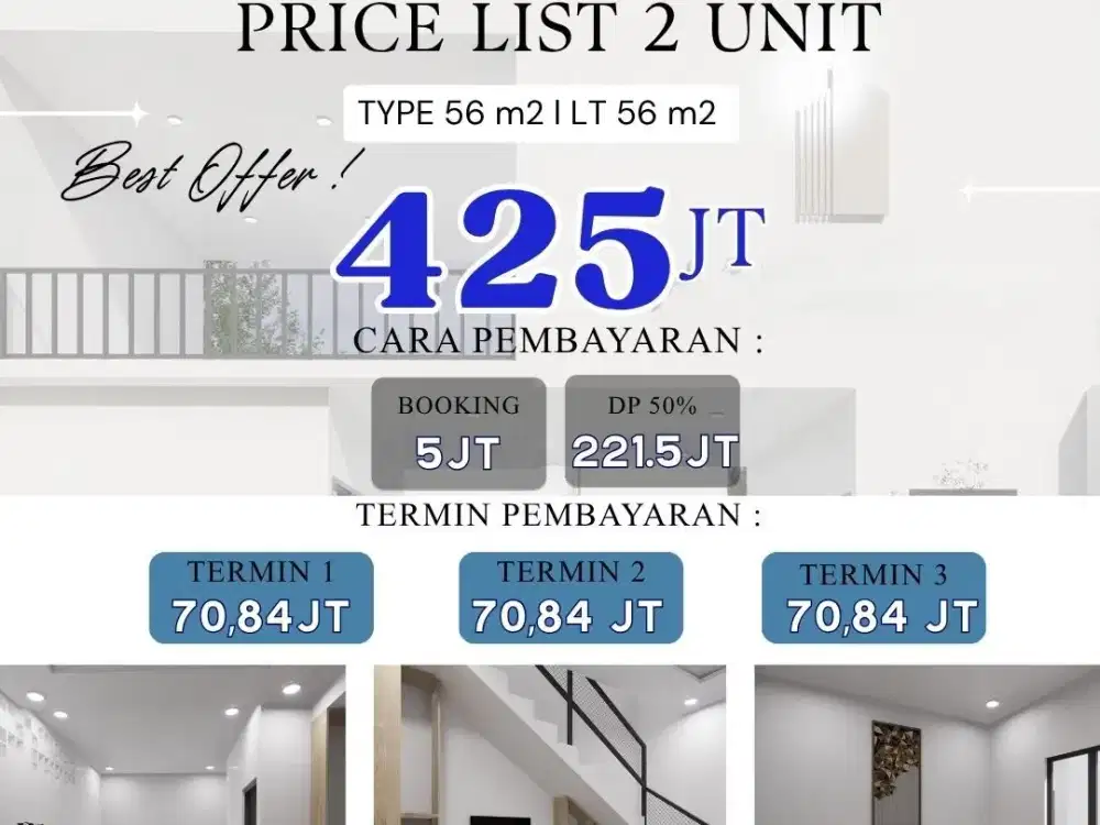 Ville Private Poole __ Best Offer! Income Jalan, Bisa Ditinggali