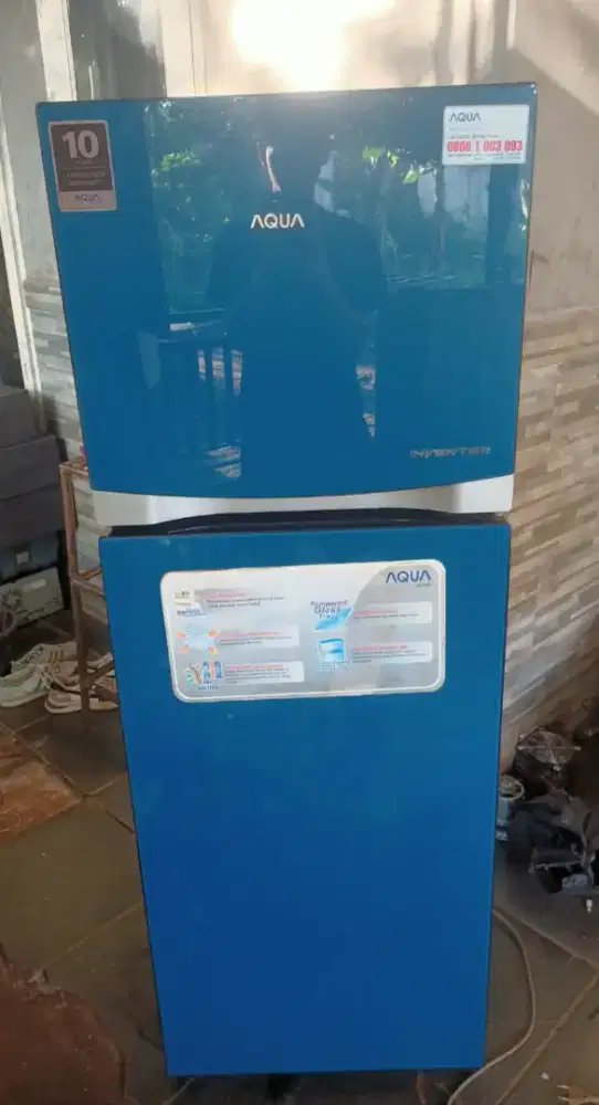 Kulkas aqua inventer 2 pintu