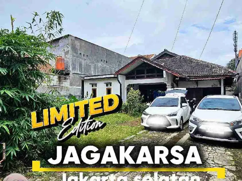 dijual murah rumah tua luas 528 m2 di jagakarsa jakarta selatan
