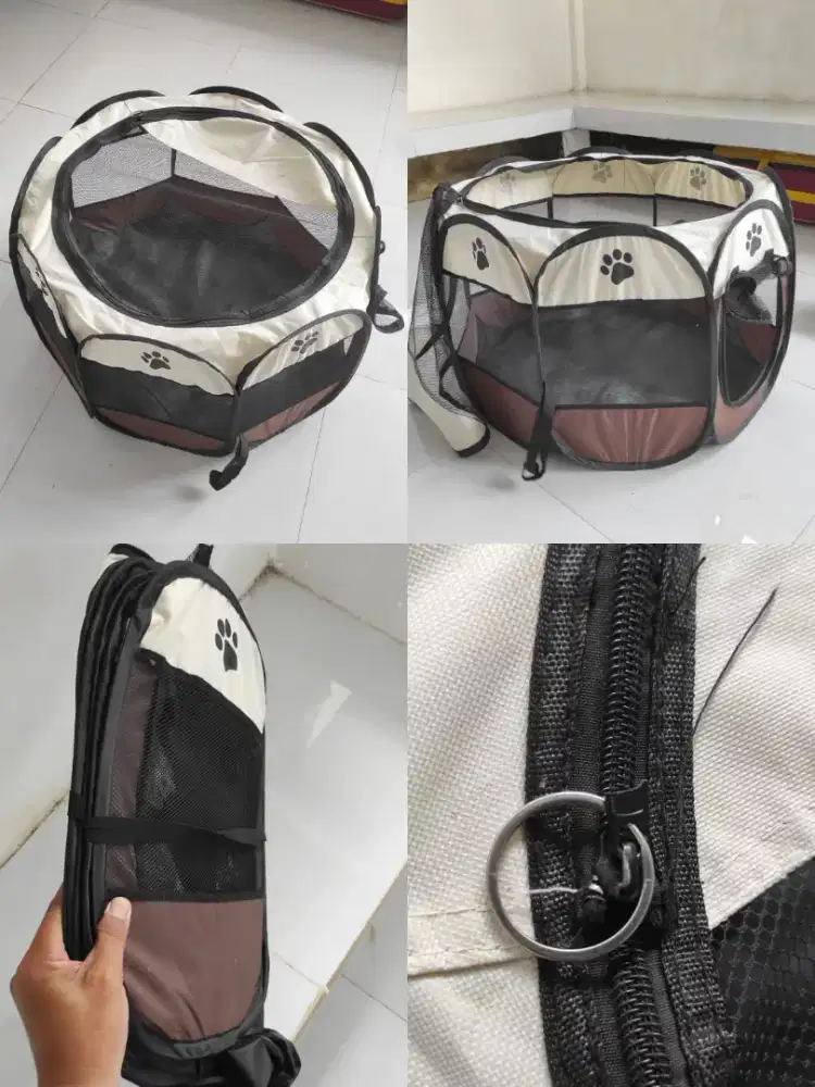 Kandang Hewan Kucing / Anjing Lipat Portable