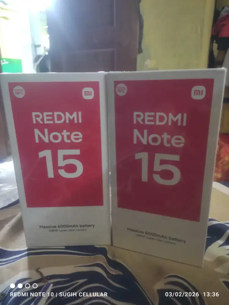 Redmi Note 15 6/128Gb New Segel Box Garansi Resmi