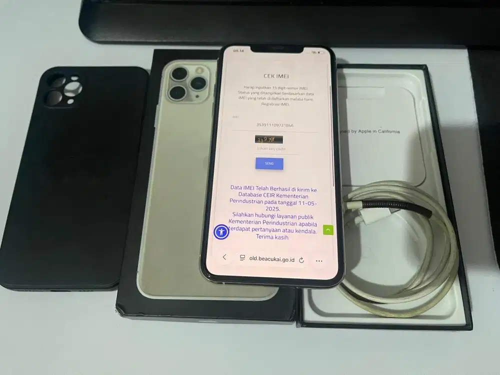 Iphone 11 pro max 256gb resmi beacukai bea cukai bc