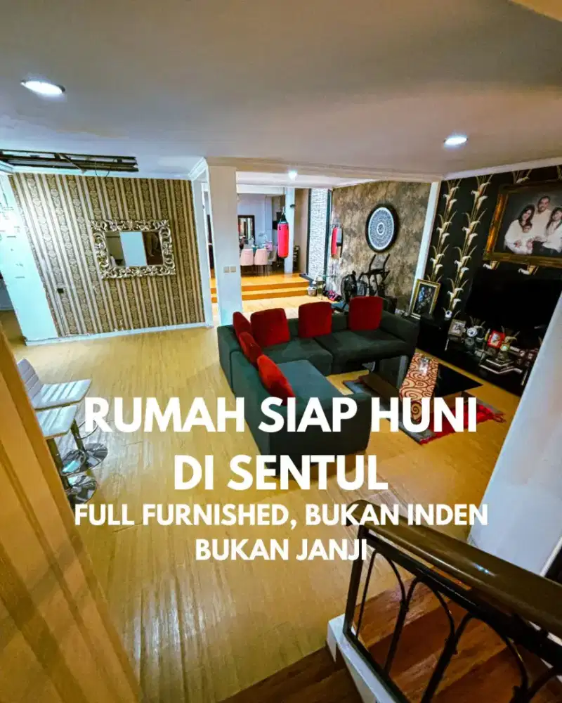 Rumah sentul siap huni full furniture