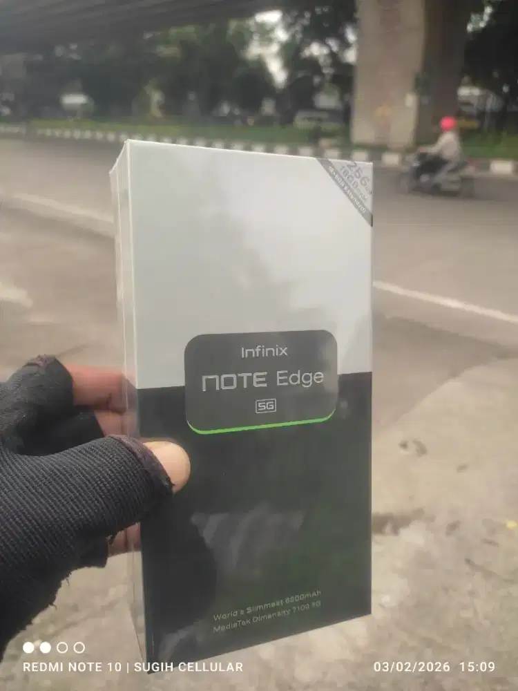 Infinik Note Edge 8/256 5G New Segel Box Garansi Resmi