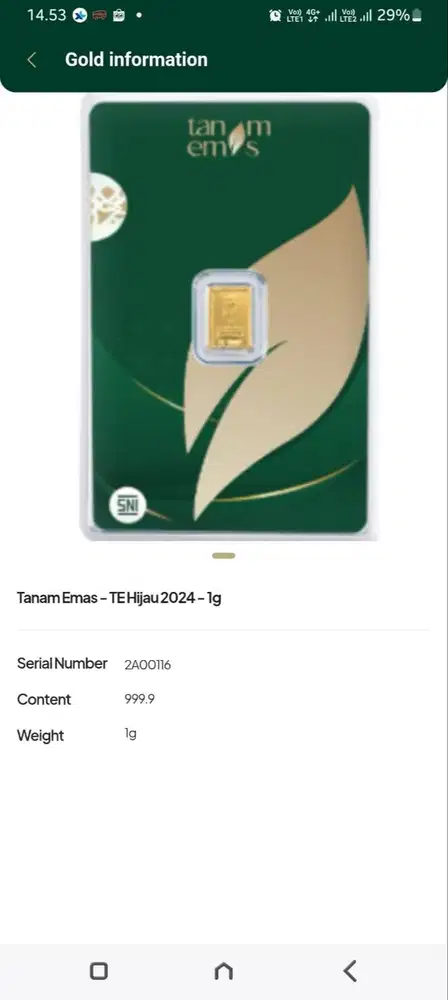 Logam Mulia Tanam Emas