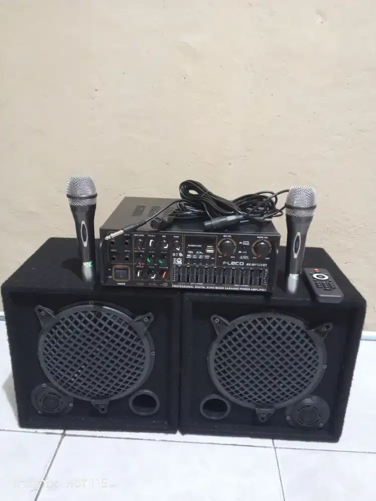 Paket lengkap sound system karaoke 8 in