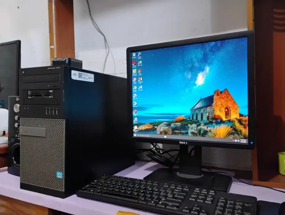 Pc editing dell fullset (intel core i5 + ram 8gb + monitor 19inch)