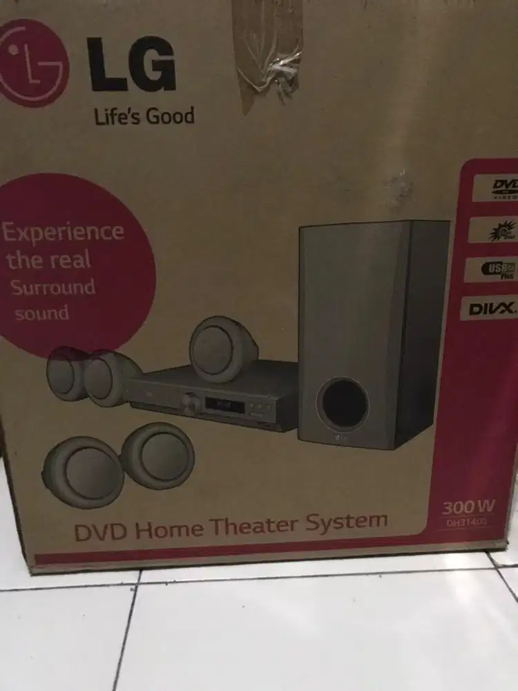 Dvd lg home theater system (DH3140S)
