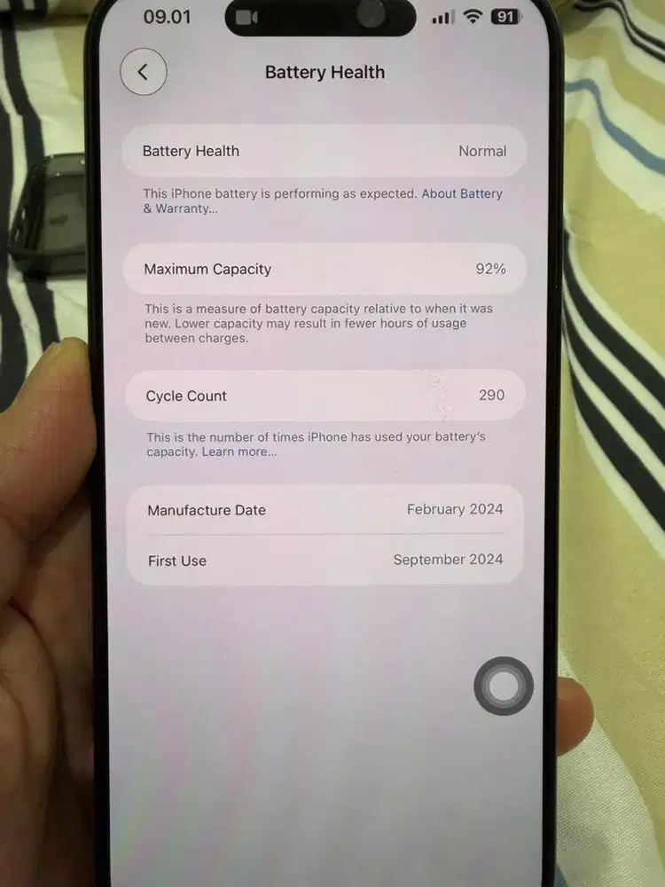 iPhone 15 Promax 256gb Deep Blue, iBox