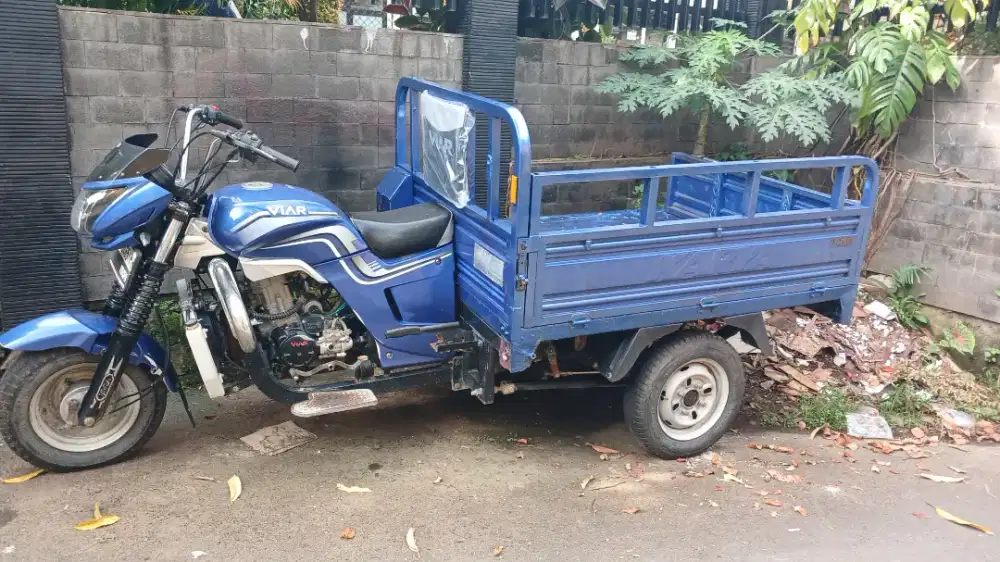 Viar 3 roda tahun 2024 warna biru