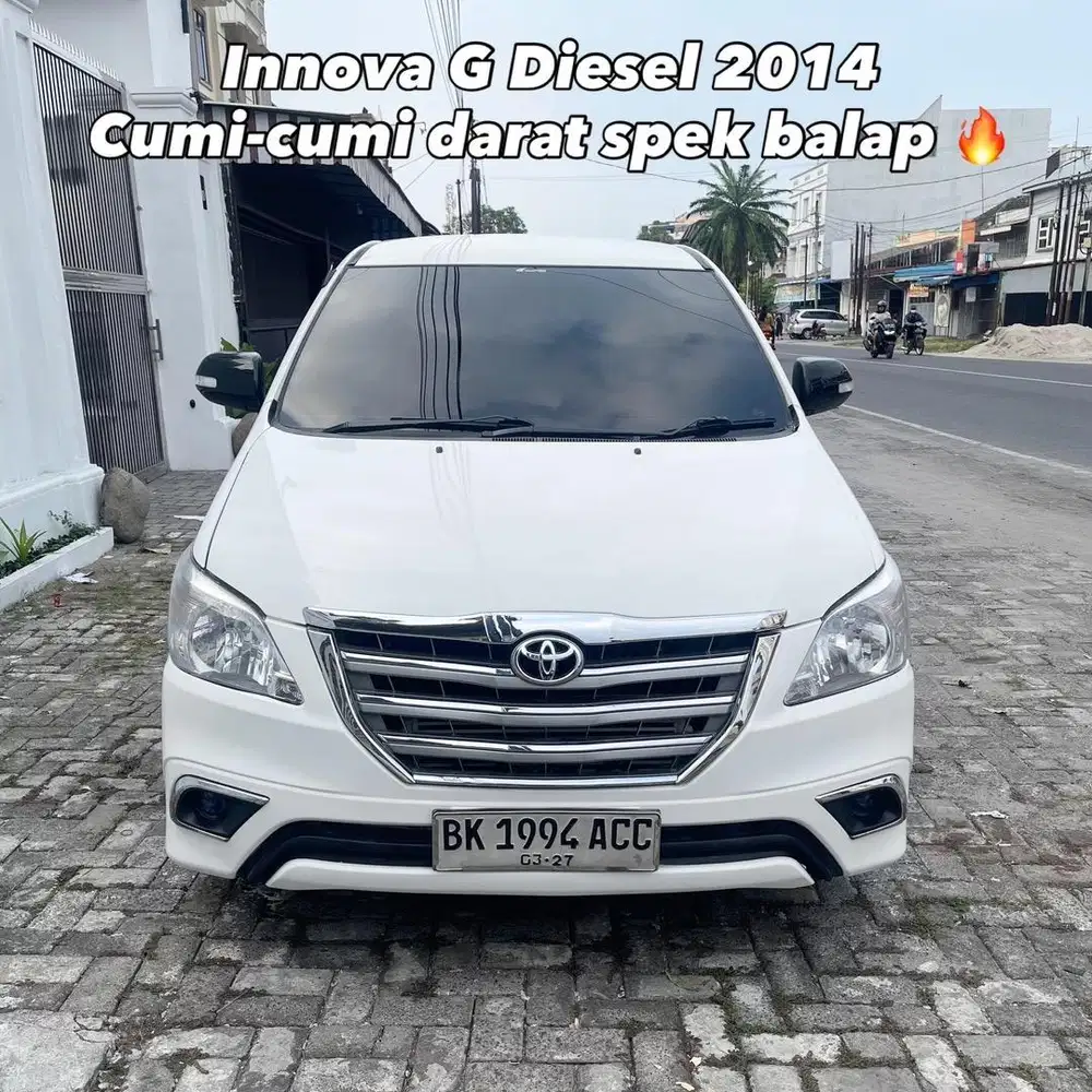 Toyota Innova G Diesel 2014 A/T Full Spek balap