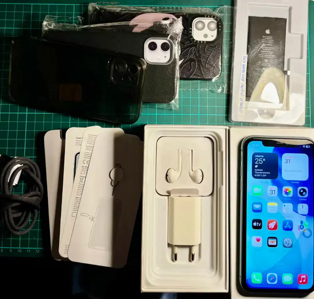 Iphone 11 64gb tosca fullset kemenperin