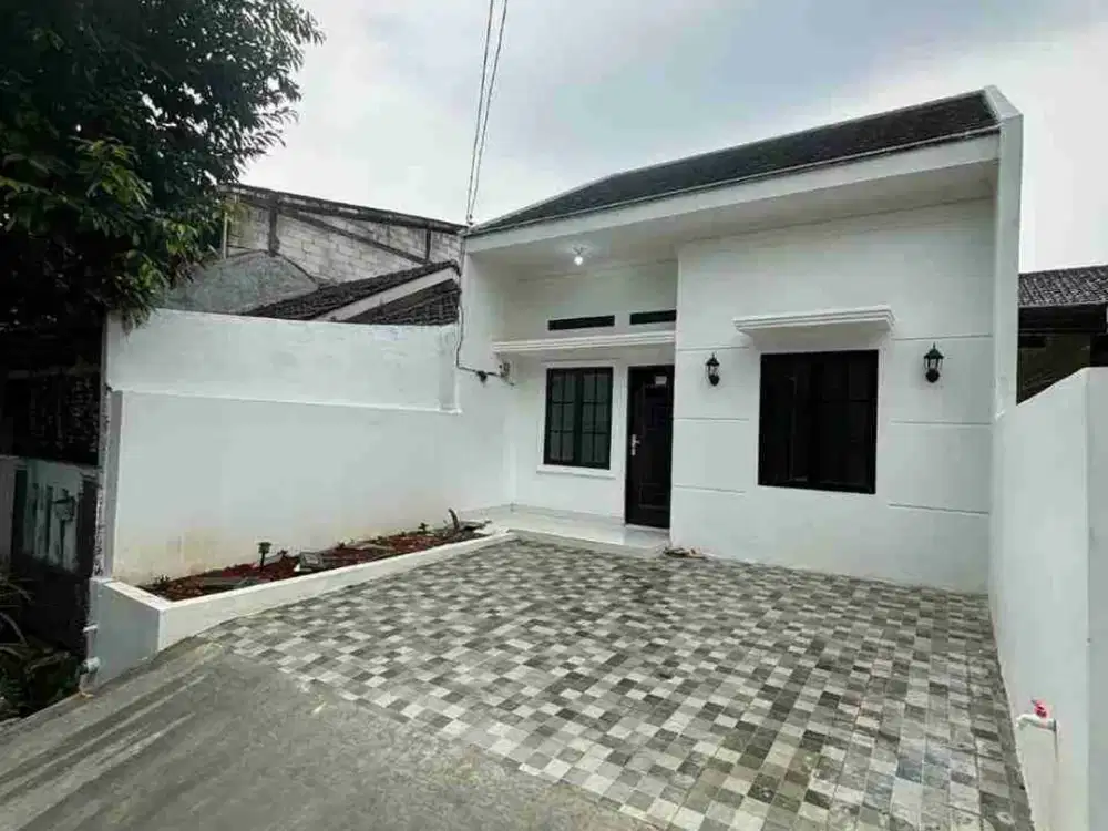 Dijual Rumah Baru Siap Huni di Cibinong Kabupaten Bogor Tipe 50/84 Murah Rp 500 Jutaan 5 Menit ke Stasiun Rajeg