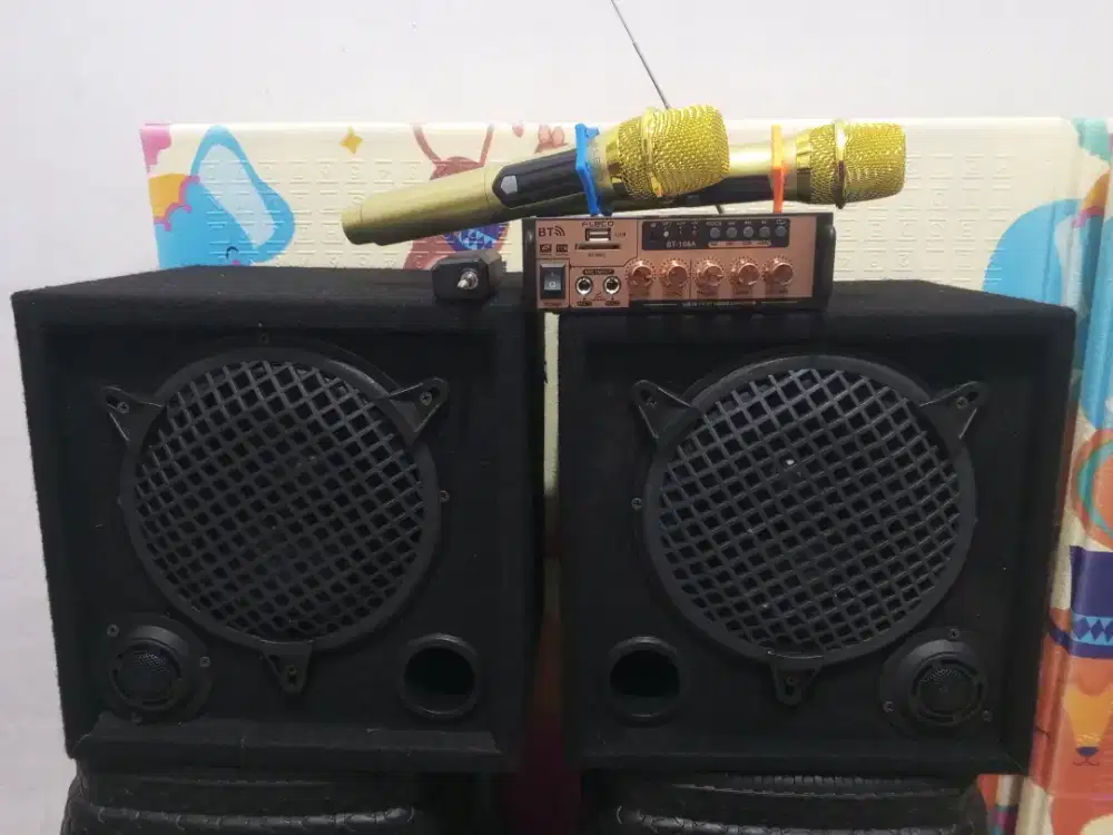 Paket lengkap sound karaoke 8 in