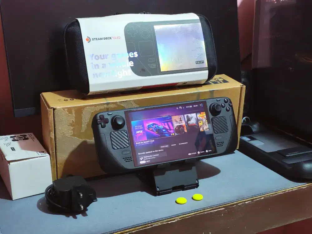 Steam Deck Oled 512gb fullset mulus banyak bonus !!!