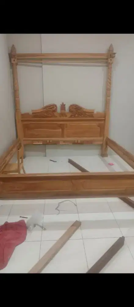 Ranjang kanopi 180x200 tinggi 200 cm