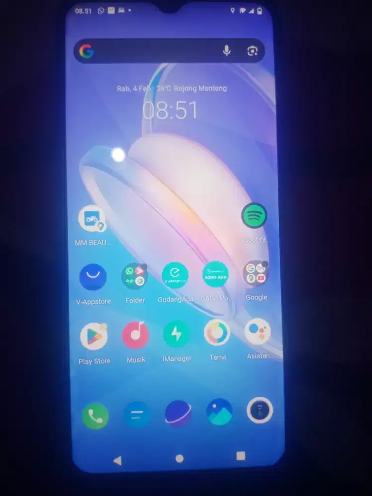 jual vivo y12s 2021 ram 3/32 kondisi mulus