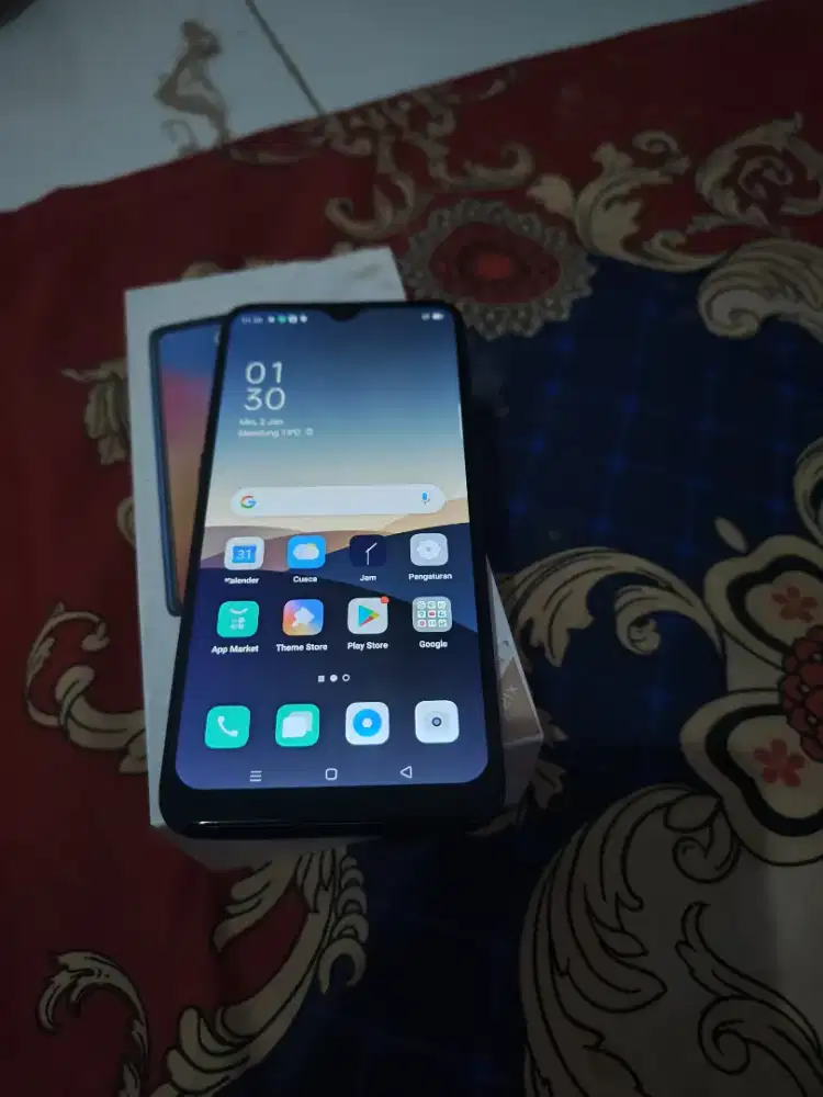 Oppo f9 64gb blue hape charger