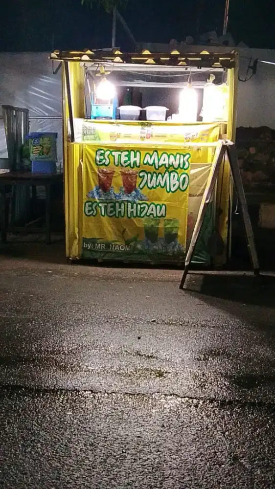 Booth Container untuk jualan Ukuran Sedang