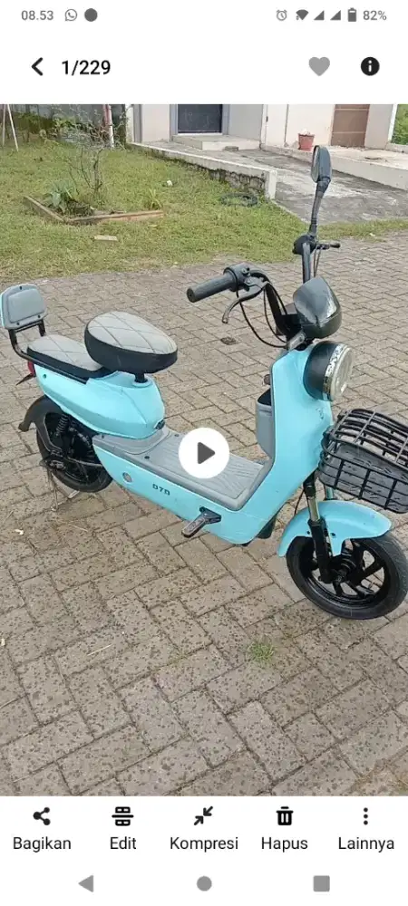 Dijual sepeda listrik Uwifly