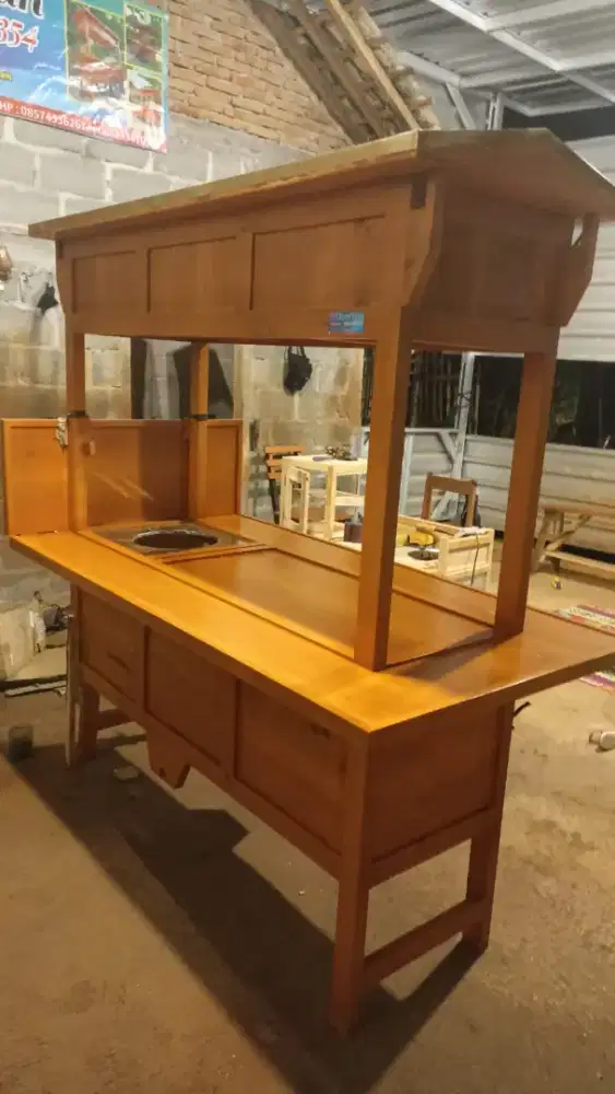 Gerobak Angkringan Bakso Mie Ayam PeceL Bubur Sate Martabak Ronde dlL