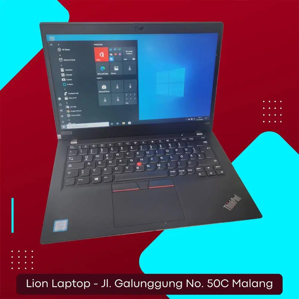 RAM 16GB SSD 256GB Core i5 Gen 8 Slim Lenovo Thinkpad X390 [04|02]