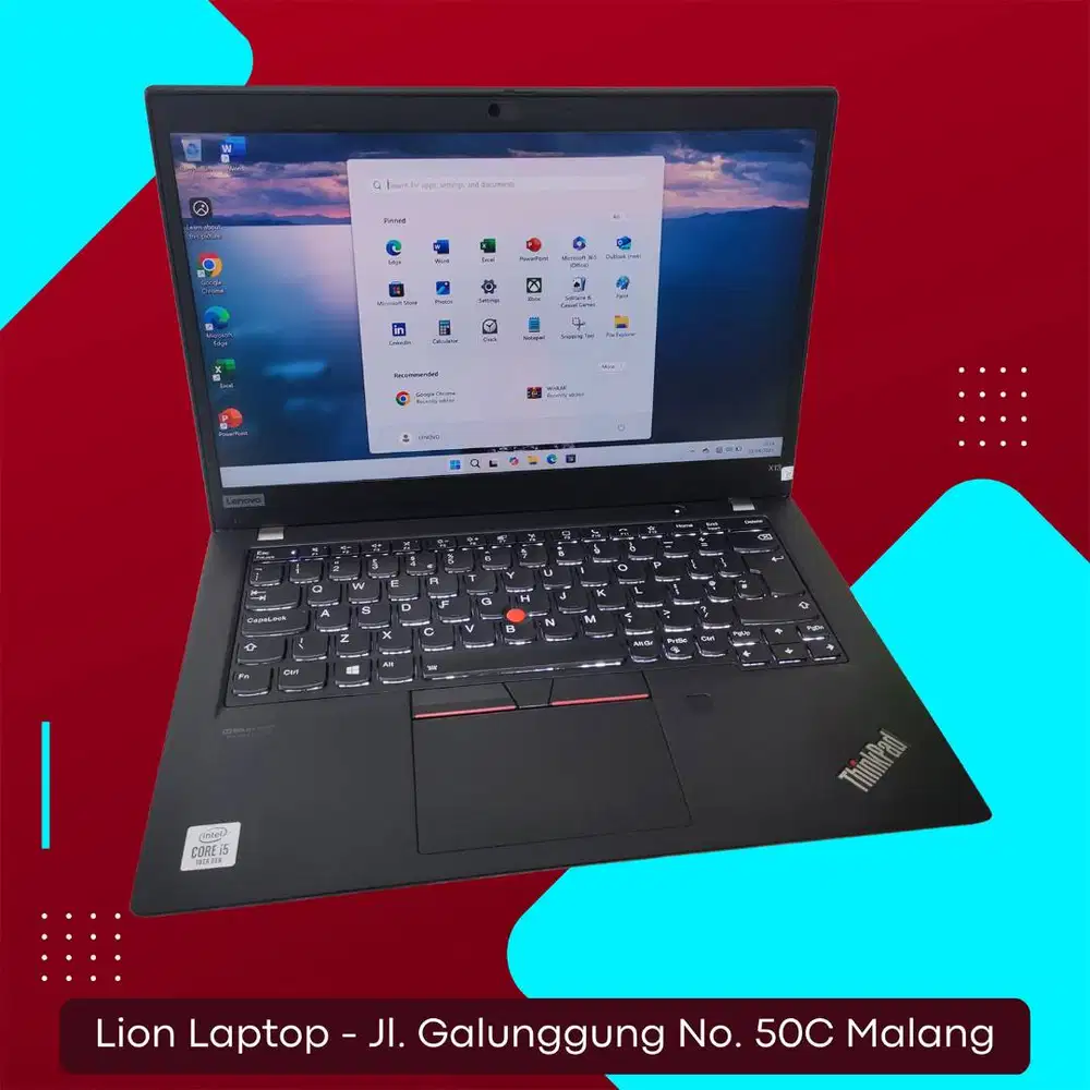 Core i5 Gen 10 slim mulus RAM 8GB SSD 256 Lenovo Thinkpad X13 [04|02]