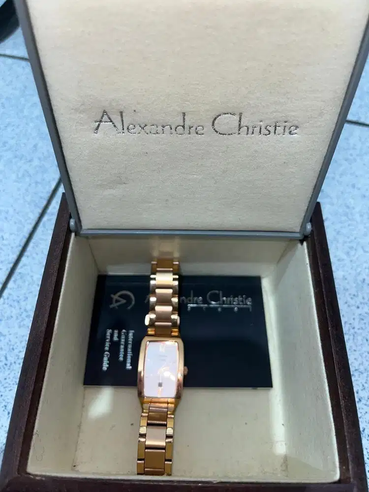 Jam tangan alexandre christie preloved likenew original