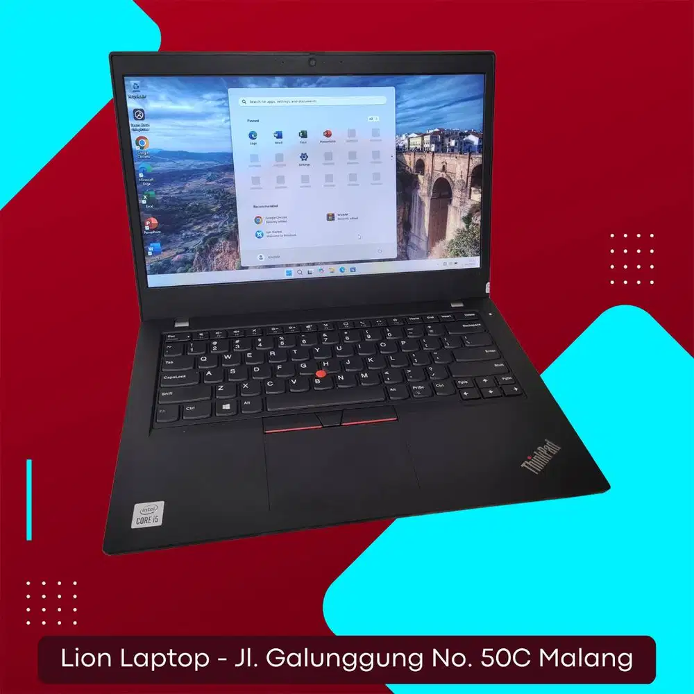 i5 Gen 10 Murah RAM 8GB SSD 256GB Lenovo Thinkpad L14 [04|02]