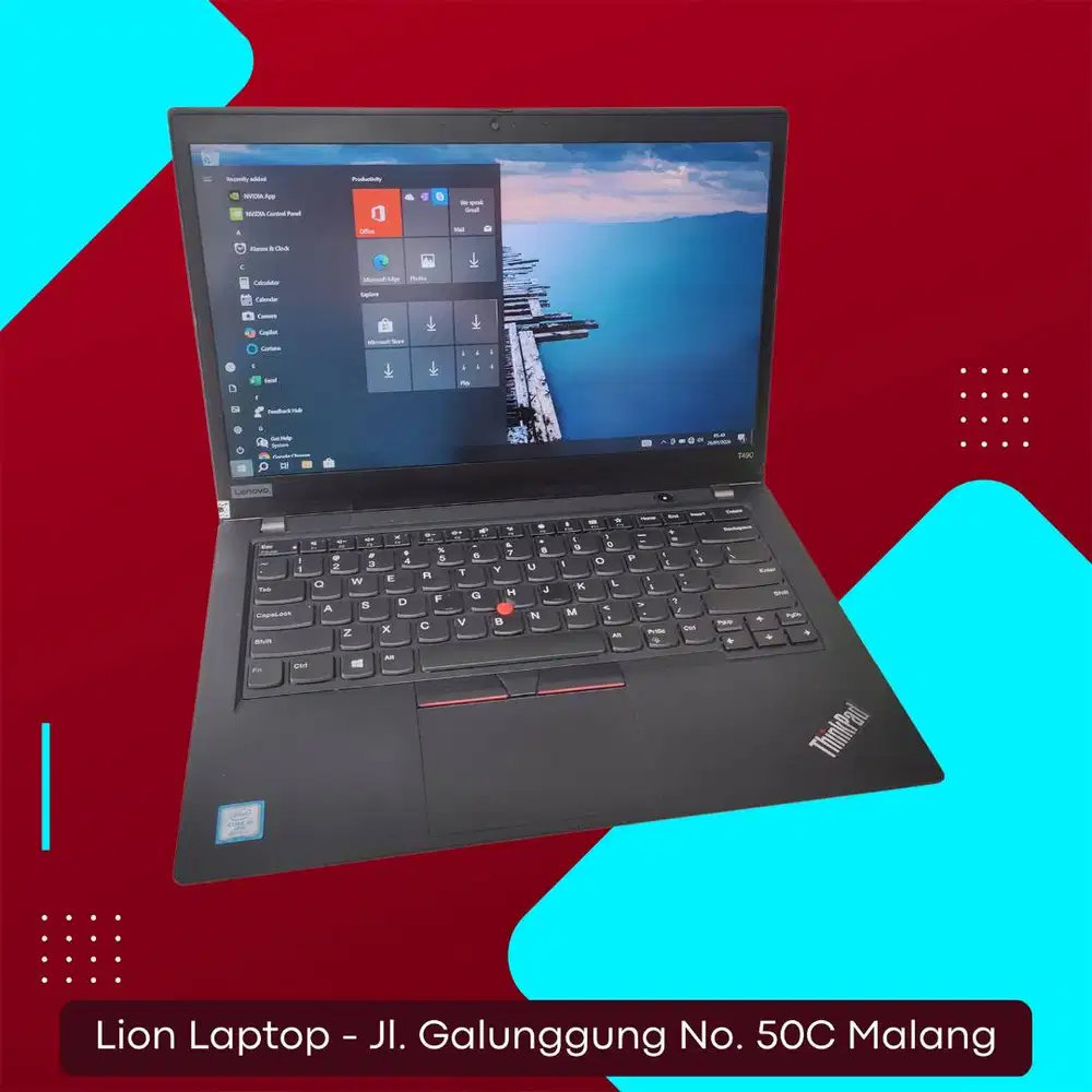 Double VGA NVIDIA Core i5 8/256 Slim Lenovo Thinkpad T490 [04|02]