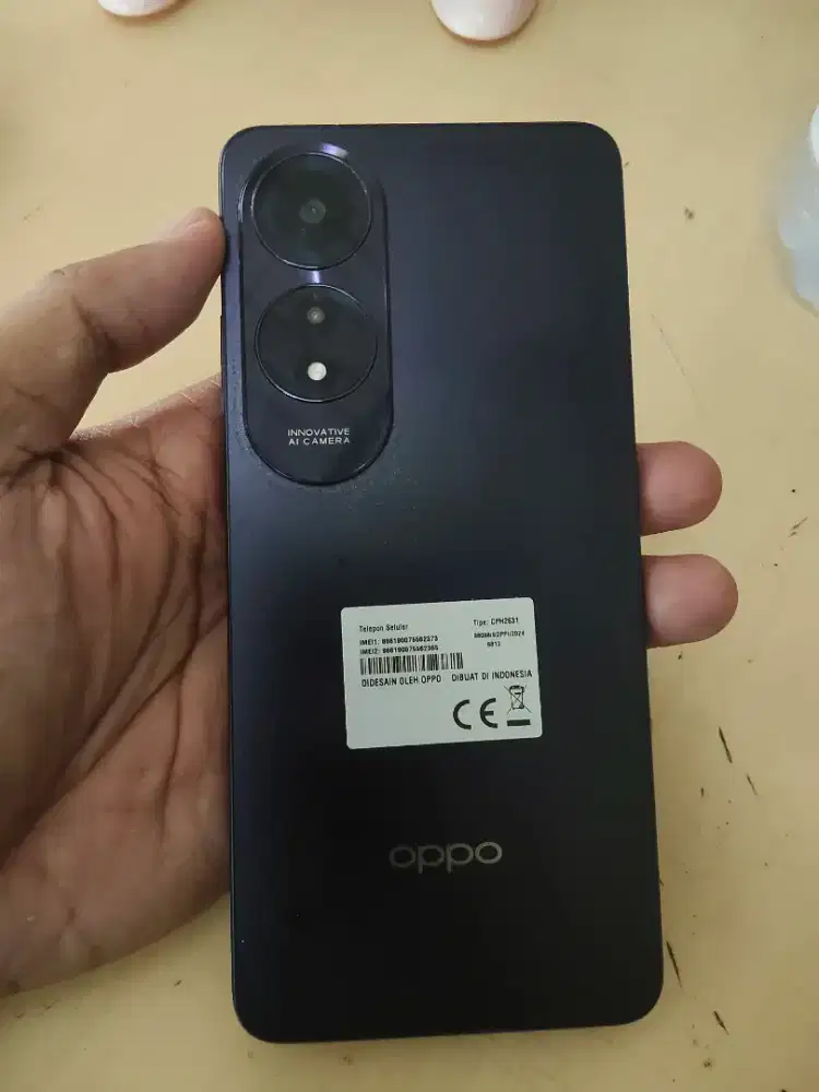 Oppo A60 8/256gb fullset lengkap
