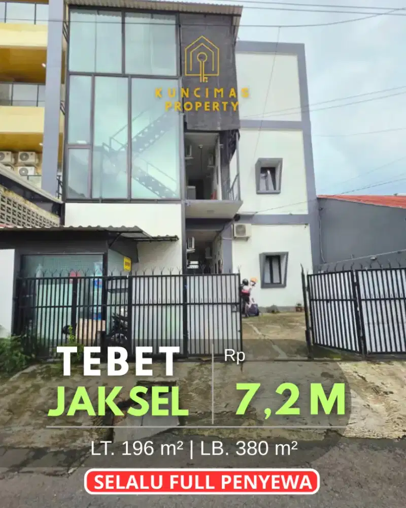 Dijual Kost-Kostan full Penghuni, pendapatan 80 jutaan per bulan