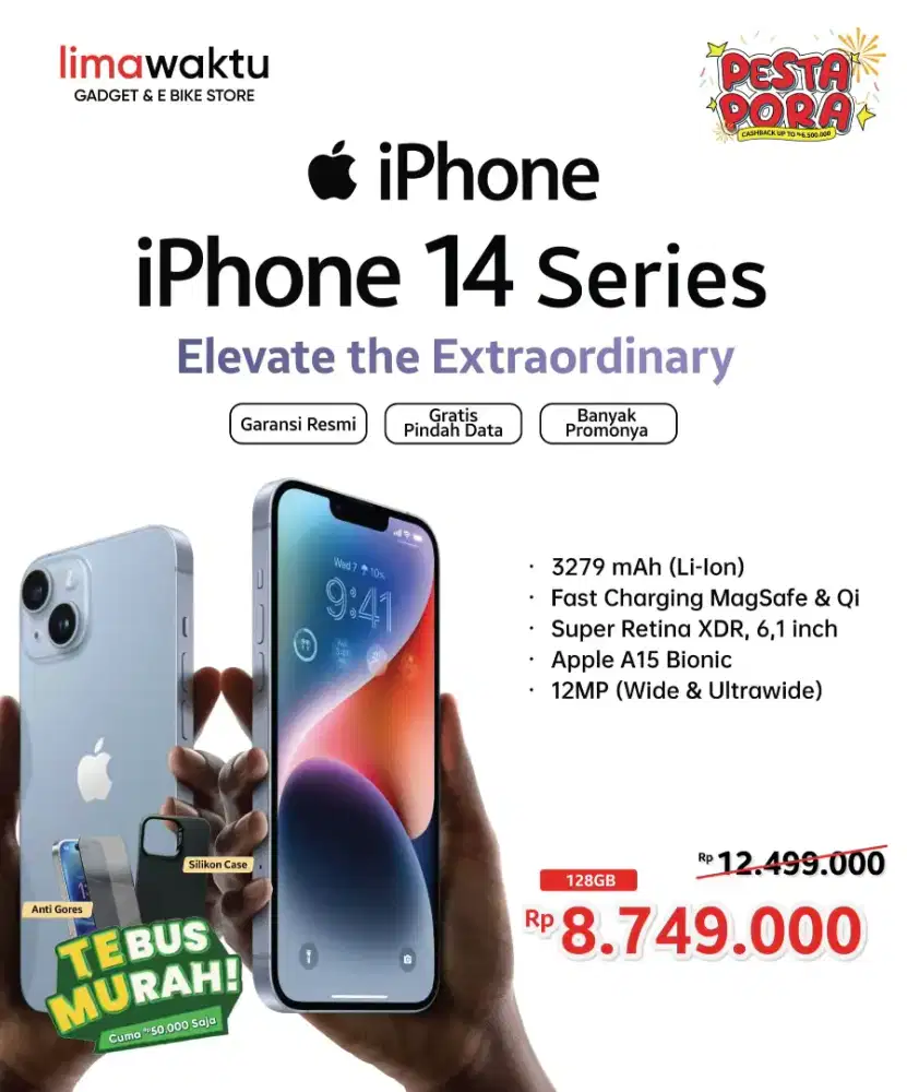 KREDIT IPHONE & ANDROID SYARAT KTP TANPA DP