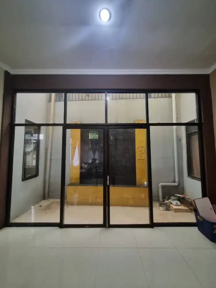 Kaca Sliding Murah ukuran 2.9 m x 4.2 m