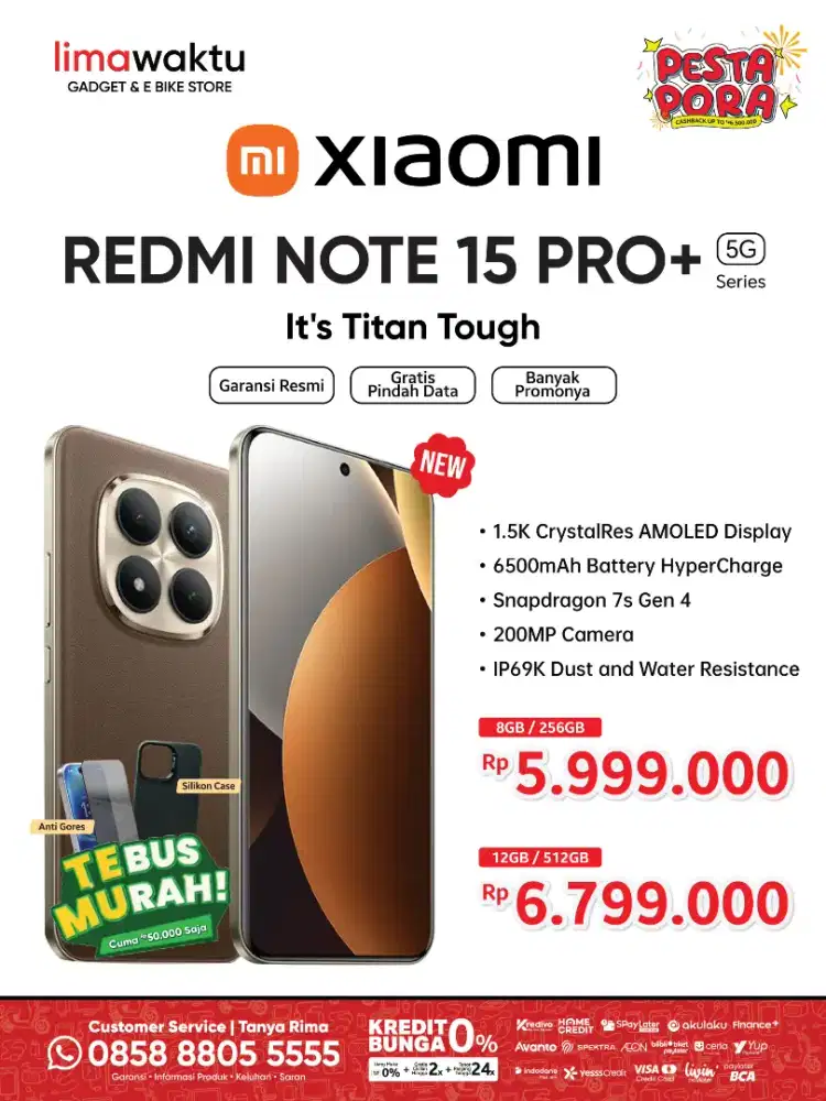 KREDIT HP/SEPEDA LISTRIK/LAPTOP SYARAT KTP DP 0