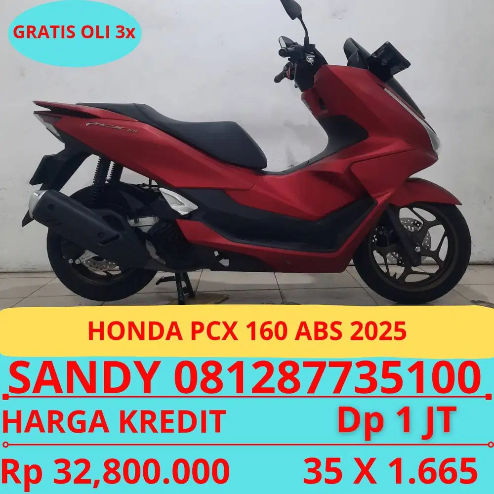 HONDA PCX 160 ABS 2025 DP MURAH 1 JUTA GUYS