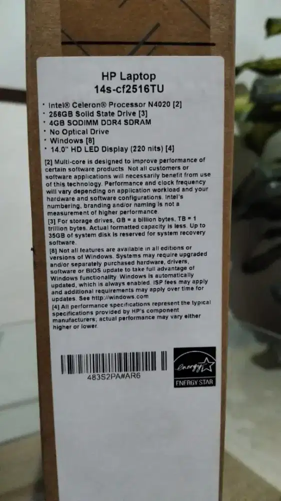 Laptop hp masih gress