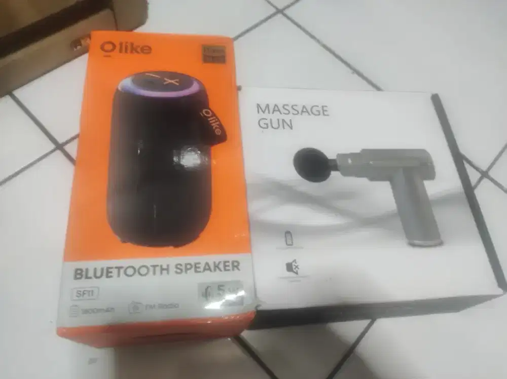 Speaker& massage gun