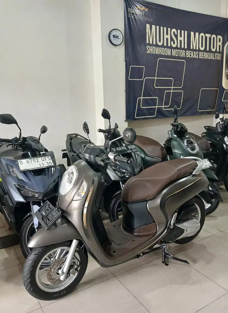 SCOOPY PRESTIGE KEYLESS 2023, SEPERTI BARU, MUHSHI MOTOR