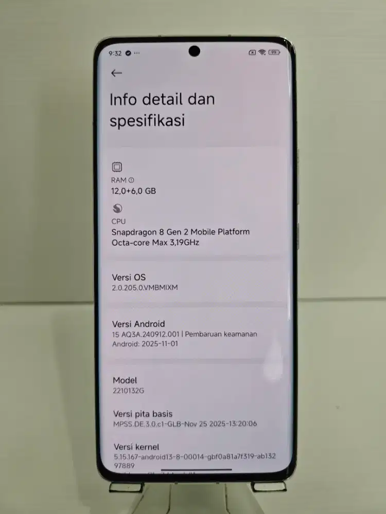 Xiaomi Mi13 Pro 5G 12/512 Gb Likenew 98% Ex Global beaCukai bisa TT/BT