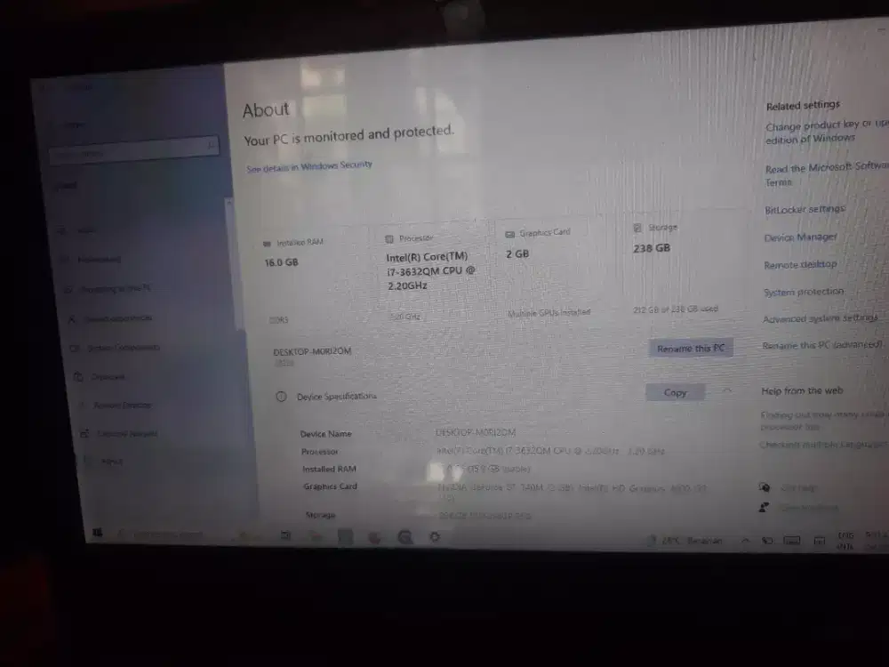 Laptop lenovo ideapad Z400touch