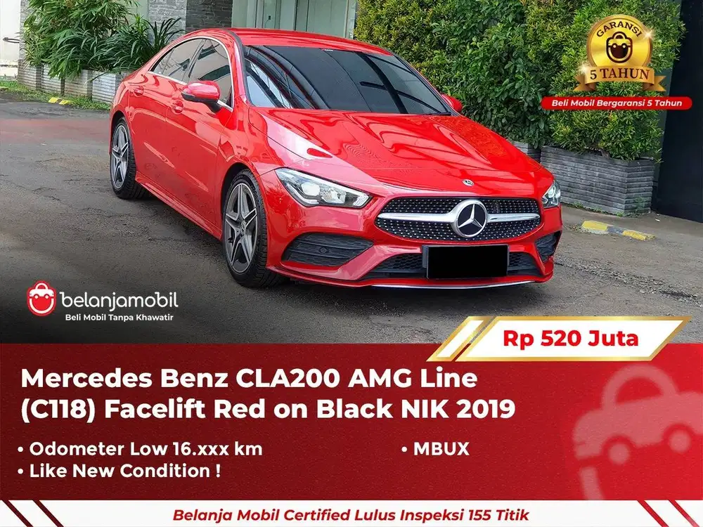 [ GARANSI 5TH ] Mercedes Benz Mercy CLA200 CLA 200 AMG C118 2019/2020