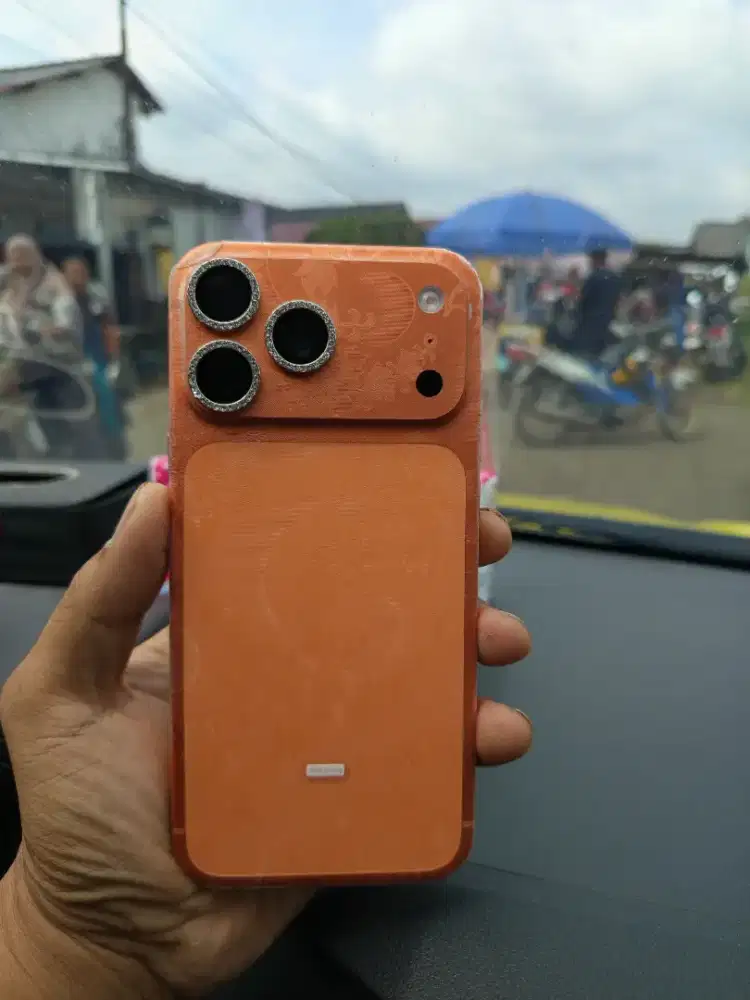 Jual Iphone 17 Promax 256 GB Oren Fullset