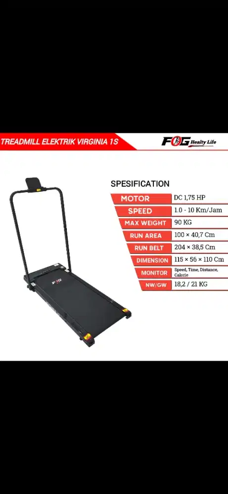 Treadmill elektrik walking pad