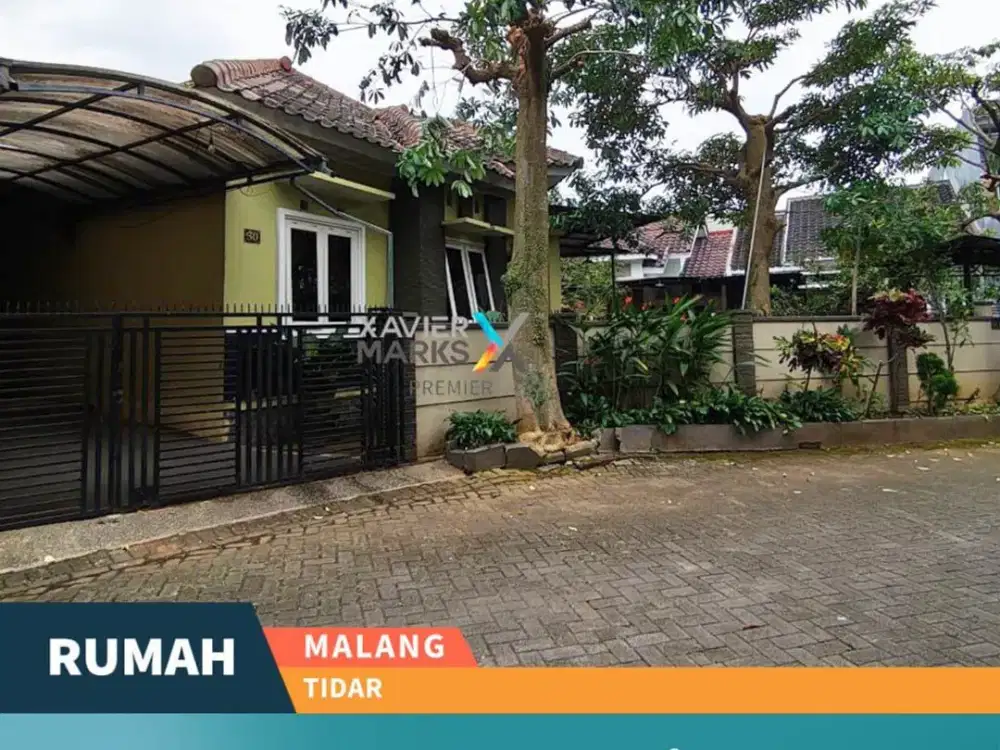 Dijual Rumah di Tidar Malang Area Sekolah dan Kampus  Prestisius