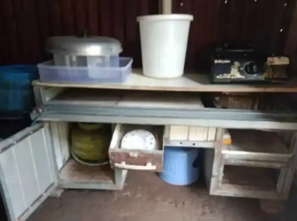 Rombong motor full besi plus rangka gerobak